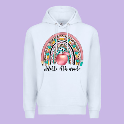 Hello 4th Grade Premium Hoodie Designed By Jahusdesignshop