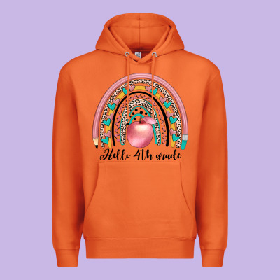 Hello 4th Grade Premium Hoodie Designed By Jahusdesignshop