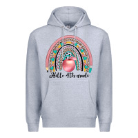 Heather Grey hello 4th grade Premium Hoodie - JahusDesignShop