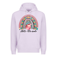Lilac hello 4th grade Premium Hoodie - JahusDesignShop
