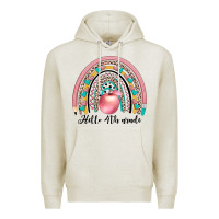 Oatmeal Heather hello 4th grade Premium Hoodie - JahusDesignShop