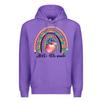 Purple hello 4th grade Premium Hoodie - JahusDesignShop
