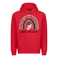 Red hello 4th grade Premium Hoodie - JahusDesignShop