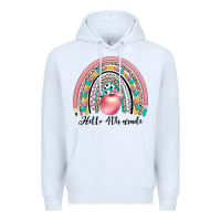White hello 4th grade Premium Hoodie - JahusDesignShop