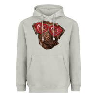 Moon Dust labrador retriever with love glass Heavyweight Hoodie - RanaPortraitStore