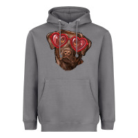 Storm labrador retriever with love glass Heavyweight Hoodie - RanaPortraitStore