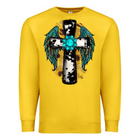 Lemon cross gemstone wings Premium Sweatshirt - RanaPortraitStore