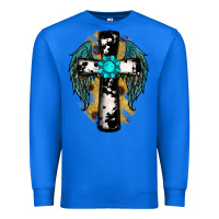 True Royal cross gemstone wings Premium Sweatshirt - RanaPortraitStore
