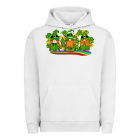 Pigment Lunar Rock st patricks day gnomes shamrock gold rainbow Urban Hoodie - Artiststas