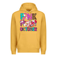 Mustard pink october Premium Hoodie - AdoDesignShop