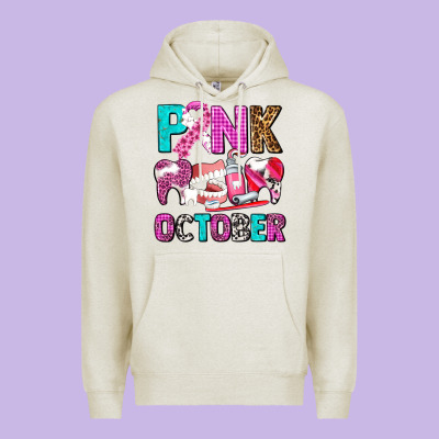 Pink October Premium Hoodie Designed By Adodesignshop