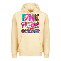 Pina Colada pink october Premium Hoodie - AdoDesignShop