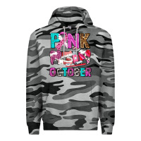 Slate Camo pink october Premium Hoodie - AdoDesignShop