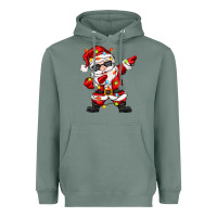 Sage dabbing santa with christmas lights Heavyweight Hoodie - Zillion Design Studio