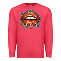 Cardinal basketball lips Premium Sweatshirt - Zillion Design Studio