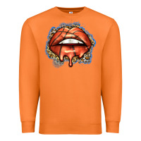 Carrot basketball lips Premium Sweatshirt - Zillion Design Studio