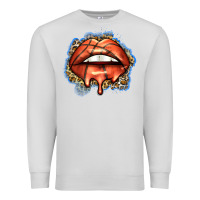 Dove Grey basketball lips Premium Sweatshirt - Zillion Design Studio