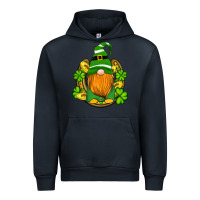 Navy st patricks day gnomes horseshoe shamrock gold Urban Hoodie - Artiststas