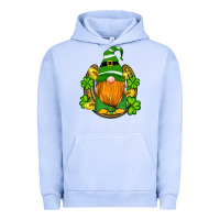 Pigment Grape Ice st patricks day gnomes horseshoe shamrock gold Urban Hoodie - Artiststas