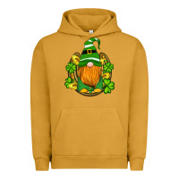 Pigment Peanut Butter st patricks day gnomes horseshoe shamrock gold Urban Hoodie - Artiststas
