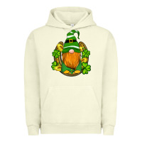 Pigment Pistachio st patricks day gnomes horseshoe shamrock gold Urban Hoodie - Artiststas