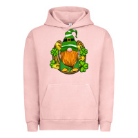 Pigment Salmon st patricks day gnomes horseshoe shamrock gold Urban Hoodie - Artiststas