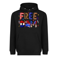 Black fourth of july freedom Heavyweight Hoodie - texasbilliewilder