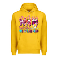 Lemon in october we wear pink cancer ribbon with teeth Premium Hoodie - AdoDesignShop