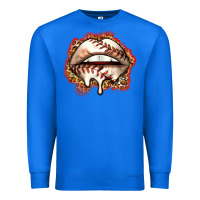 True Royal baseball lips Premium Sweatshirt - Zillion Design Studio