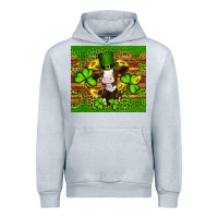 Heather Grey st patricks day cow Urban Hoodie - Artiststas