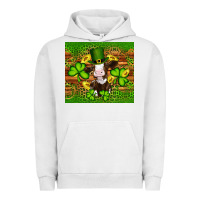 Pigment Lunar Rock st patricks day cow Urban Hoodie - Artiststas