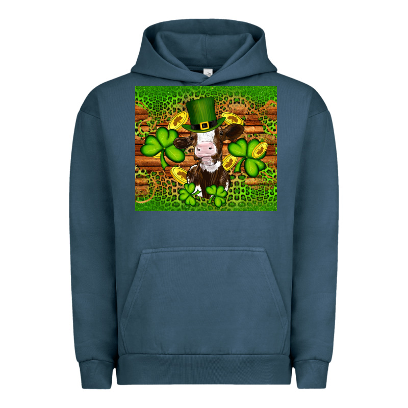 St Patricks Day Cow Urban Hoodie by Artiststas | Teevron