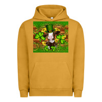 Pigment Peanut Butter st patricks day cow Urban Hoodie - Artiststas
