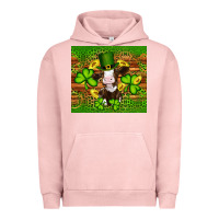 Pigment Salmon st patricks day cow Urban Hoodie - Artiststas