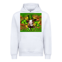 White st patricks day cow Urban Hoodie - Artiststas