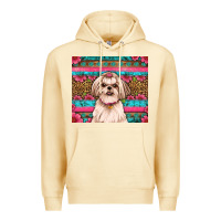 Pina Colada shih tzu floral tumbler Premium Hoodie - Artiststas