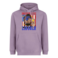Lavender drinking like lincoln Heavyweight Hoodie - texasbilliewilder