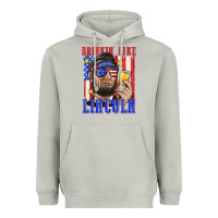Moon Dust drinking like lincoln Heavyweight Hoodie - texasbilliewilder
