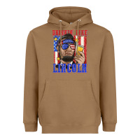 Toasted Coconut drinking like lincoln Heavyweight Hoodie - texasbilliewilder