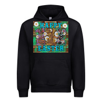 Easter Happy Easter Western Bunnies Daisies Urban Hoodie | Teevron