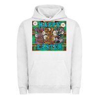 Pigment Lunar Rock easter happy easter western bunnies daisies Urban Hoodie - Artiststas
