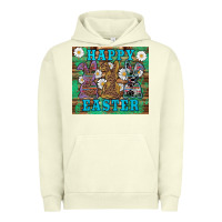 Pigment Pistachio easter happy easter western bunnies daisies Urban Hoodie - Artiststas