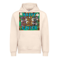 Sandshell easter happy easter western bunnies daisies Urban Hoodie - Artiststas