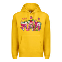 Lemon pink christmas teeth Premium Hoodie - AdoDesignShop