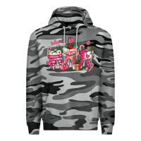 Slate Camo pink christmas teeth Premium Hoodie - AdoDesignShop