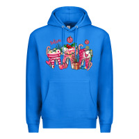 True Royal pink christmas teeth Premium Hoodie - AdoDesignShop