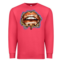 Cardinal american football lips Premium Sweatshirt - Zillion Design Studio