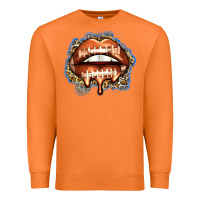 Carrot american football lips Premium Sweatshirt - Zillion Design Studio