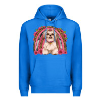 True Royal shih tzu floral rainbow Premium Hoodie - Artiststas