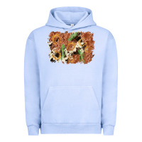 Pigment Grape Ice horseshoe cowhide cactus background Urban Hoodie - AdoDesignShop